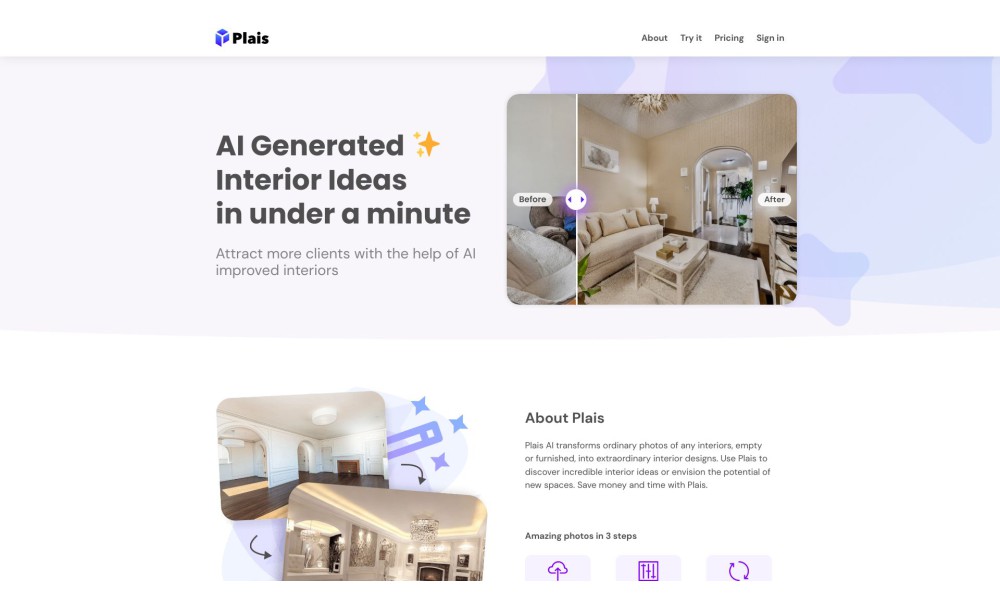 Plais | AI Enhanced Interiors