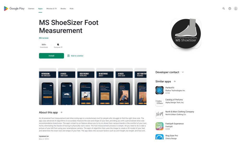 AI Foot Measurement