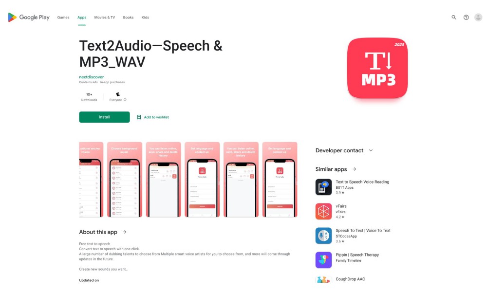 Free Text to Speech