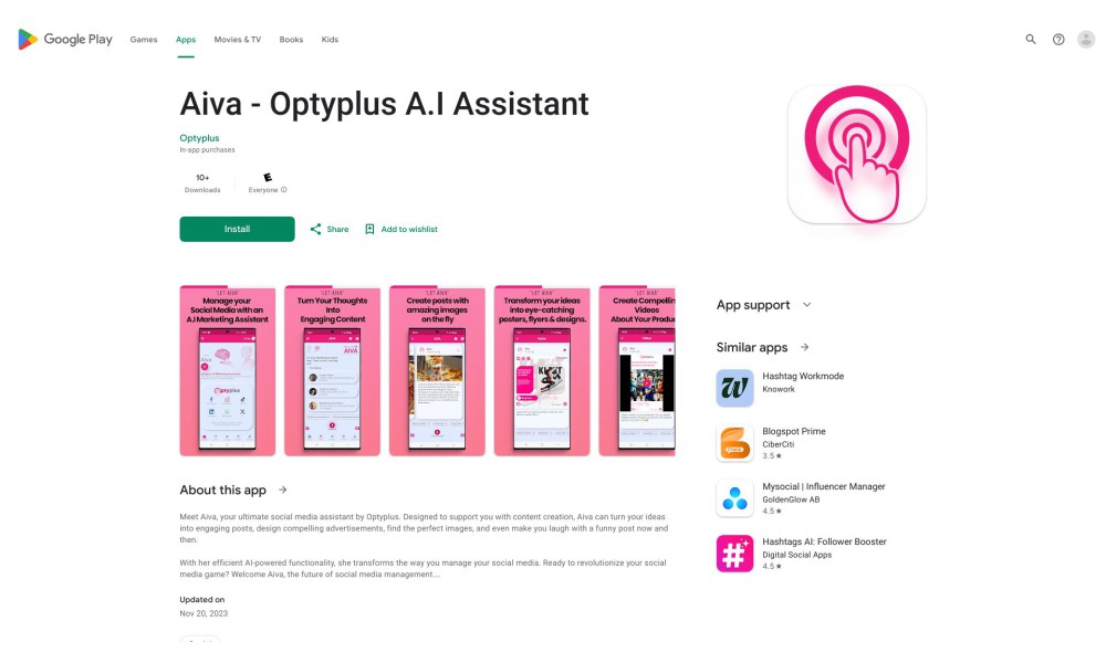 Aiva - Optyplus A.I Assistant