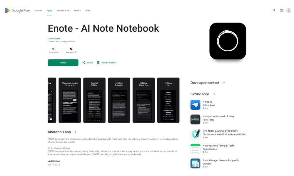 Enote