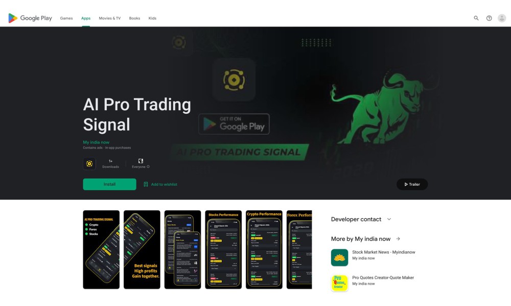 AI Pro Trading Signal App
