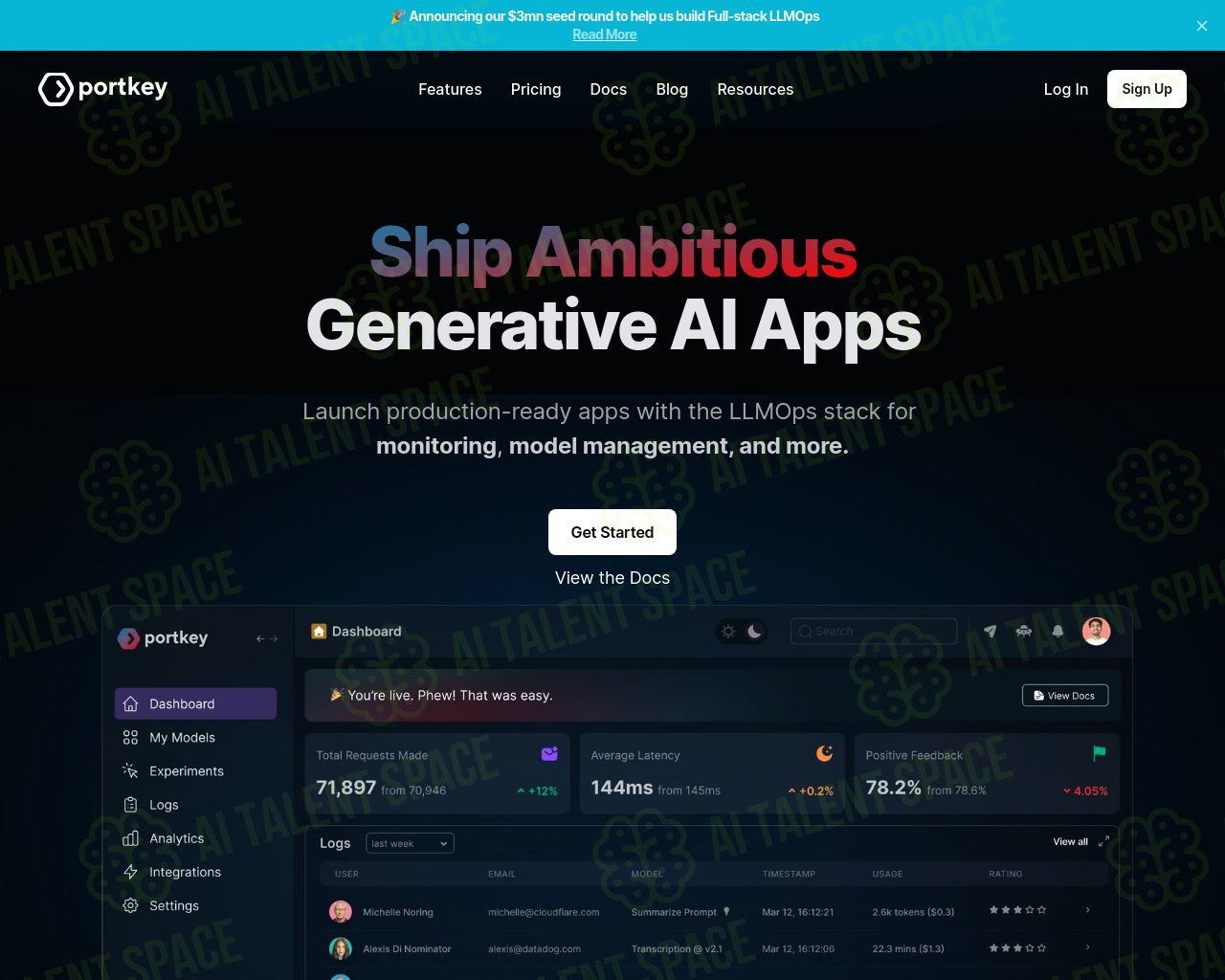 Portkey.ai - Control Panel for AI Apps - Image 1