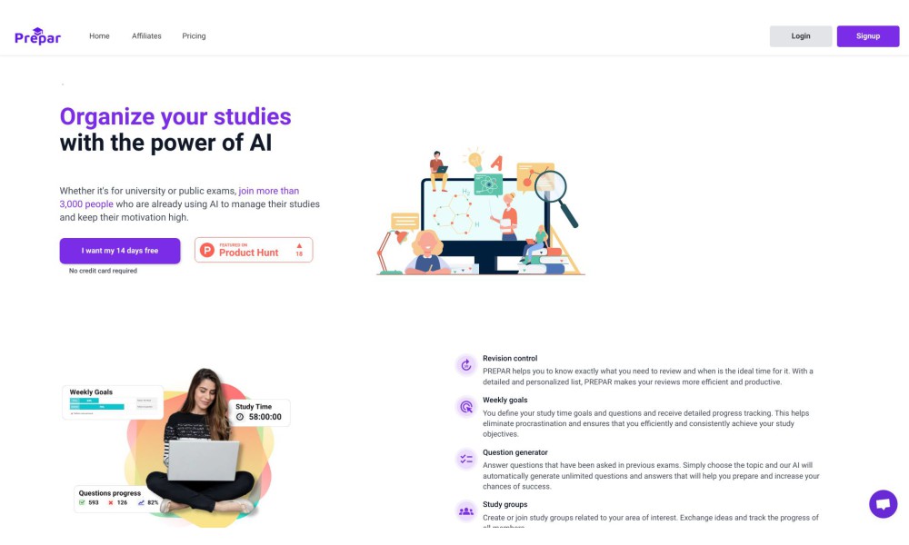 Prepar | Intelligent Study Management