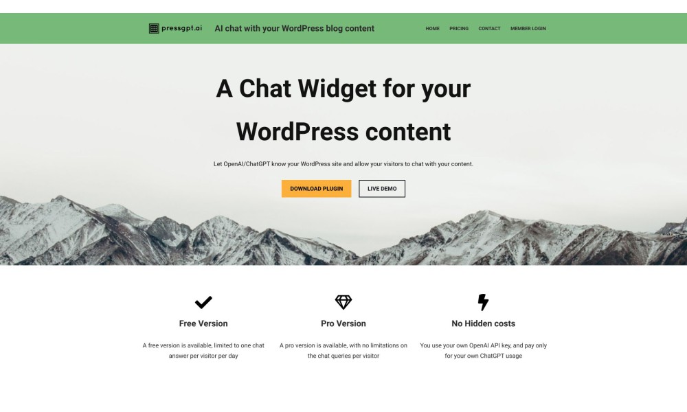 AI Chat with WordPress