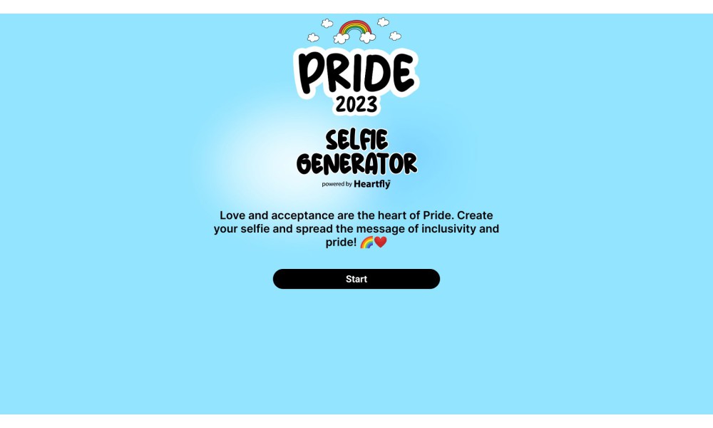 Pride Selfie Generator