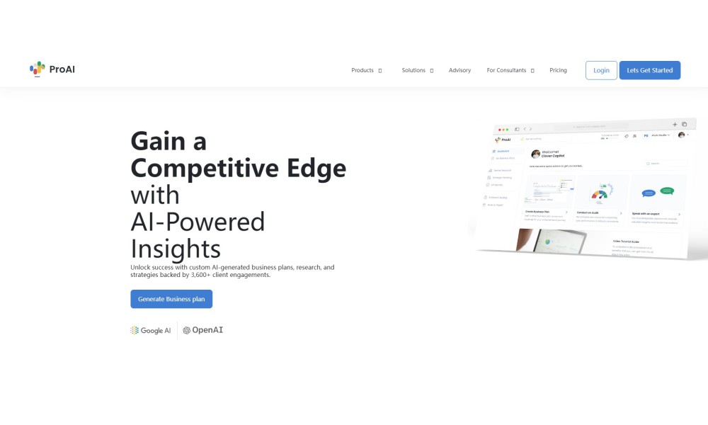 ProAI - The Adaptive AI Strategist for Data-Driven Business Growth