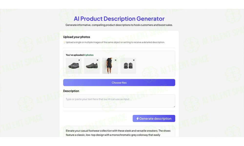 ProductDescriber - AI-generated product descriptions - Image 1