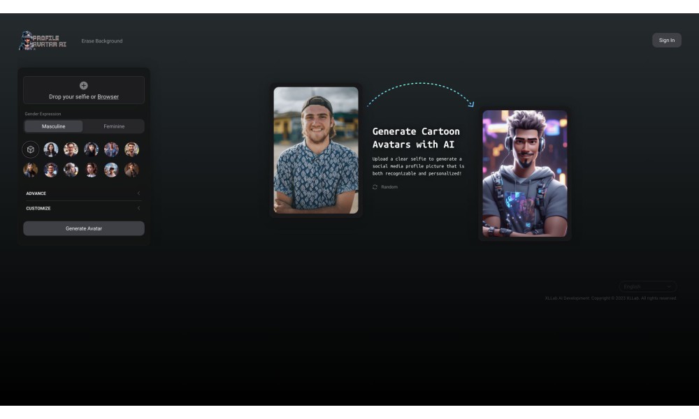 Profile Avatar AI