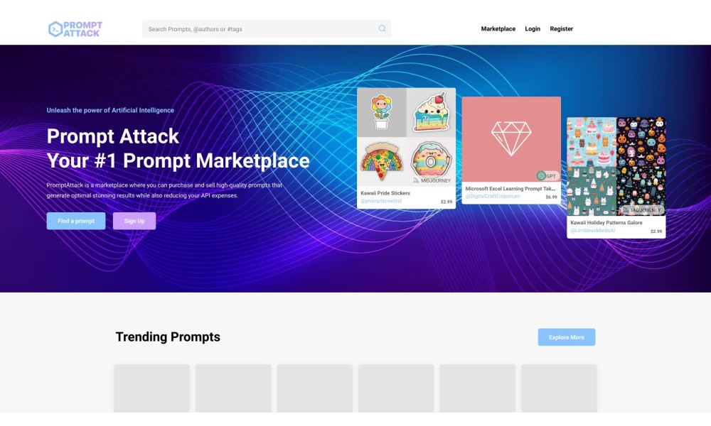 Prompt Attack - Your #1 Prompt Marketplace