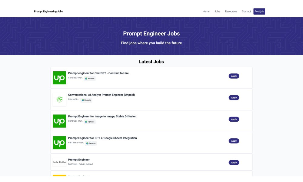 Prompt Engineering Jobs