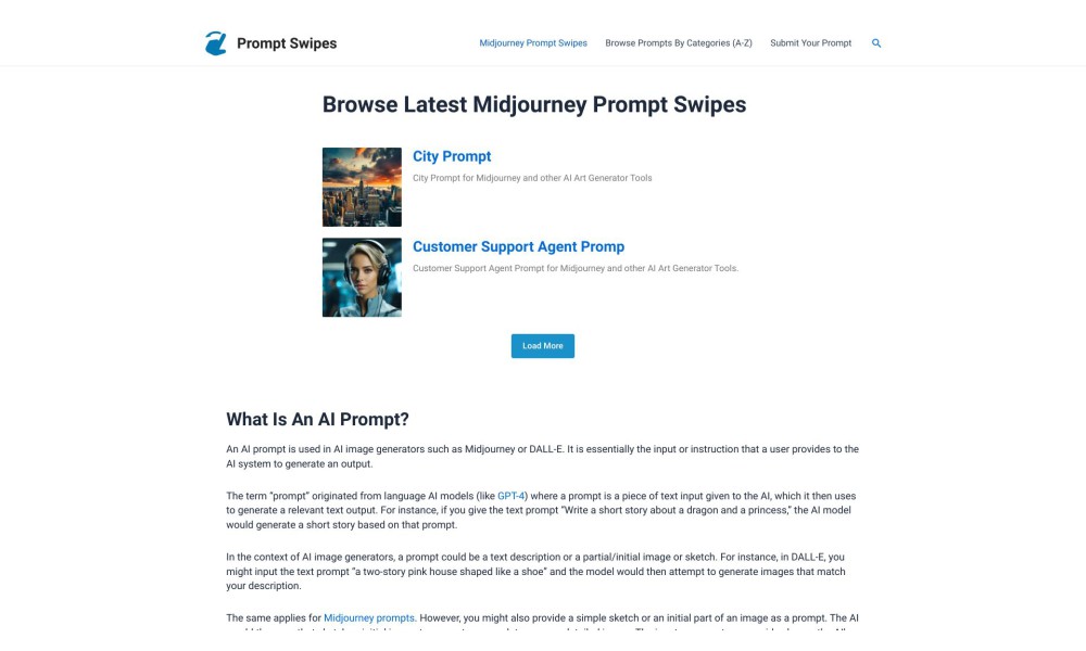 Prompt Swipes