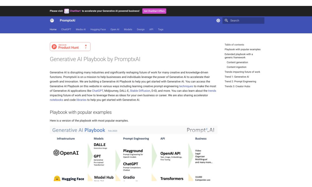 Generative AI Playbook by PromptxAI
