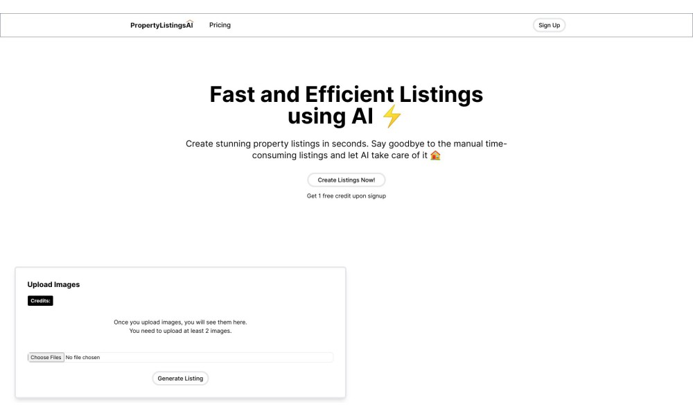 Property Listings AI