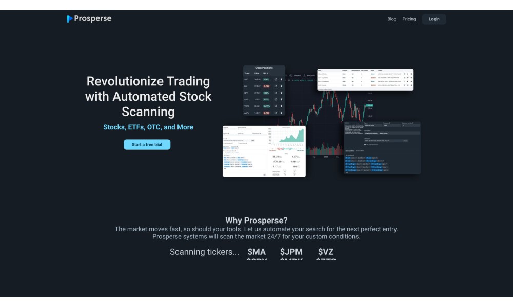 Prosperse | Automated Stock Scanning