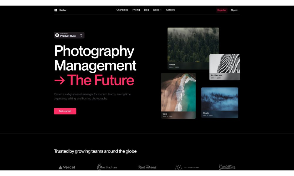 Raster | Photo manager for modern teams