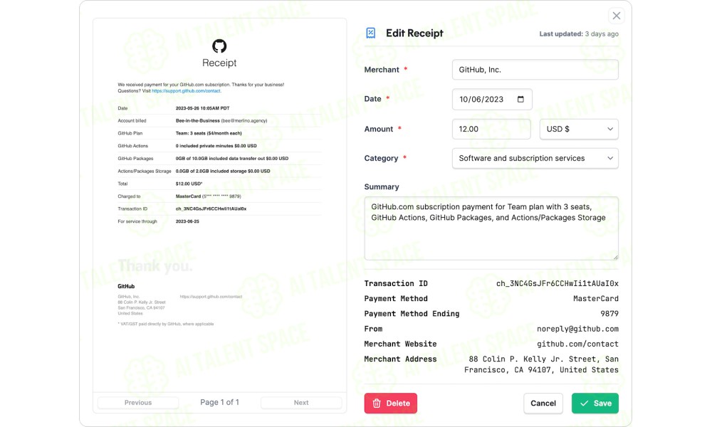 Receiptor AI - Image 1