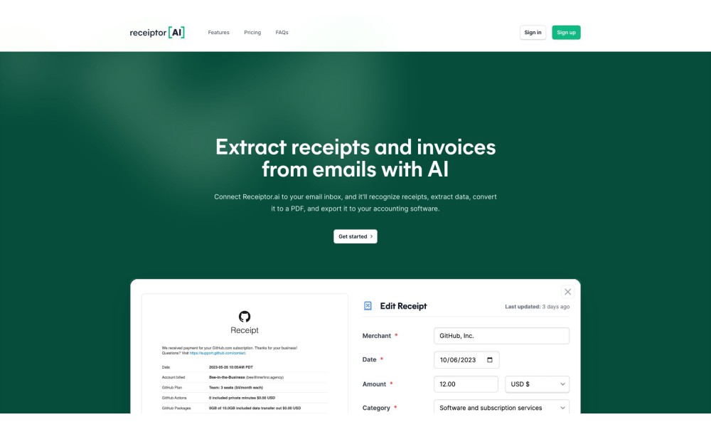 Receiptor AI