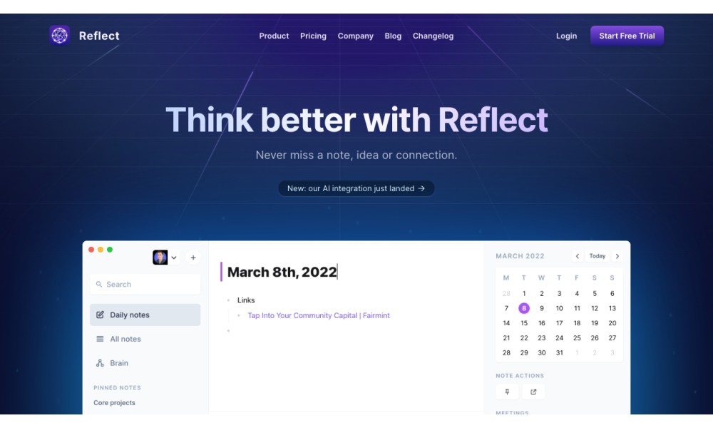 Reflect Notes