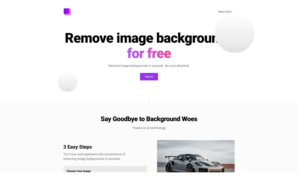 RemoveBG | Remove Image Backgrounds For Free