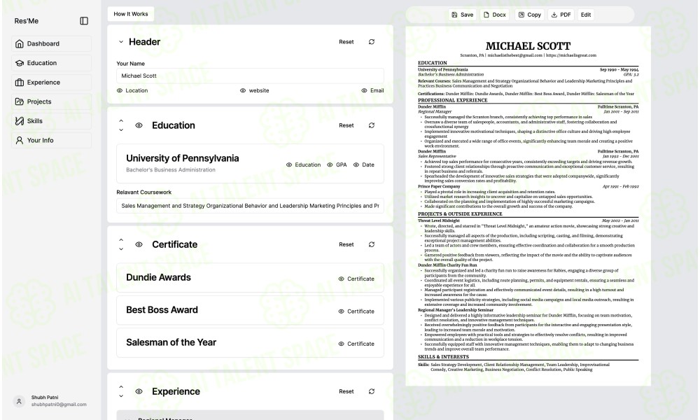 ResMe - Free Resume Builder - Image 1