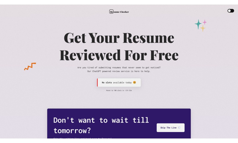 AI Powered Resume Checker