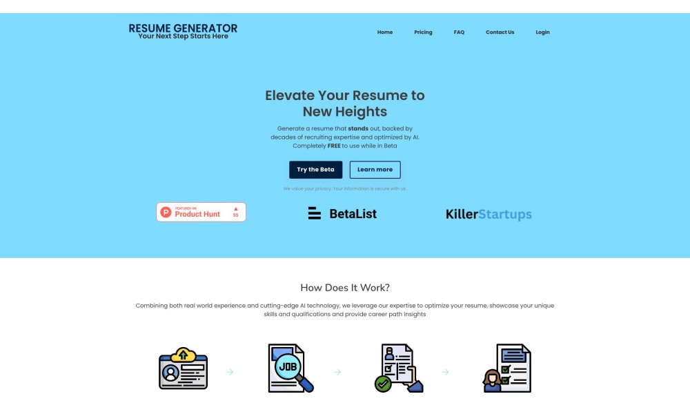 Resumegenerator.io
