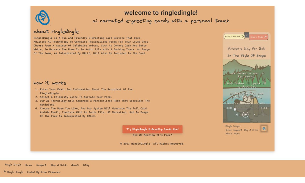 RingleDingle Home