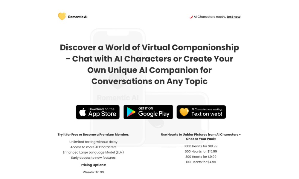 Romantic AI