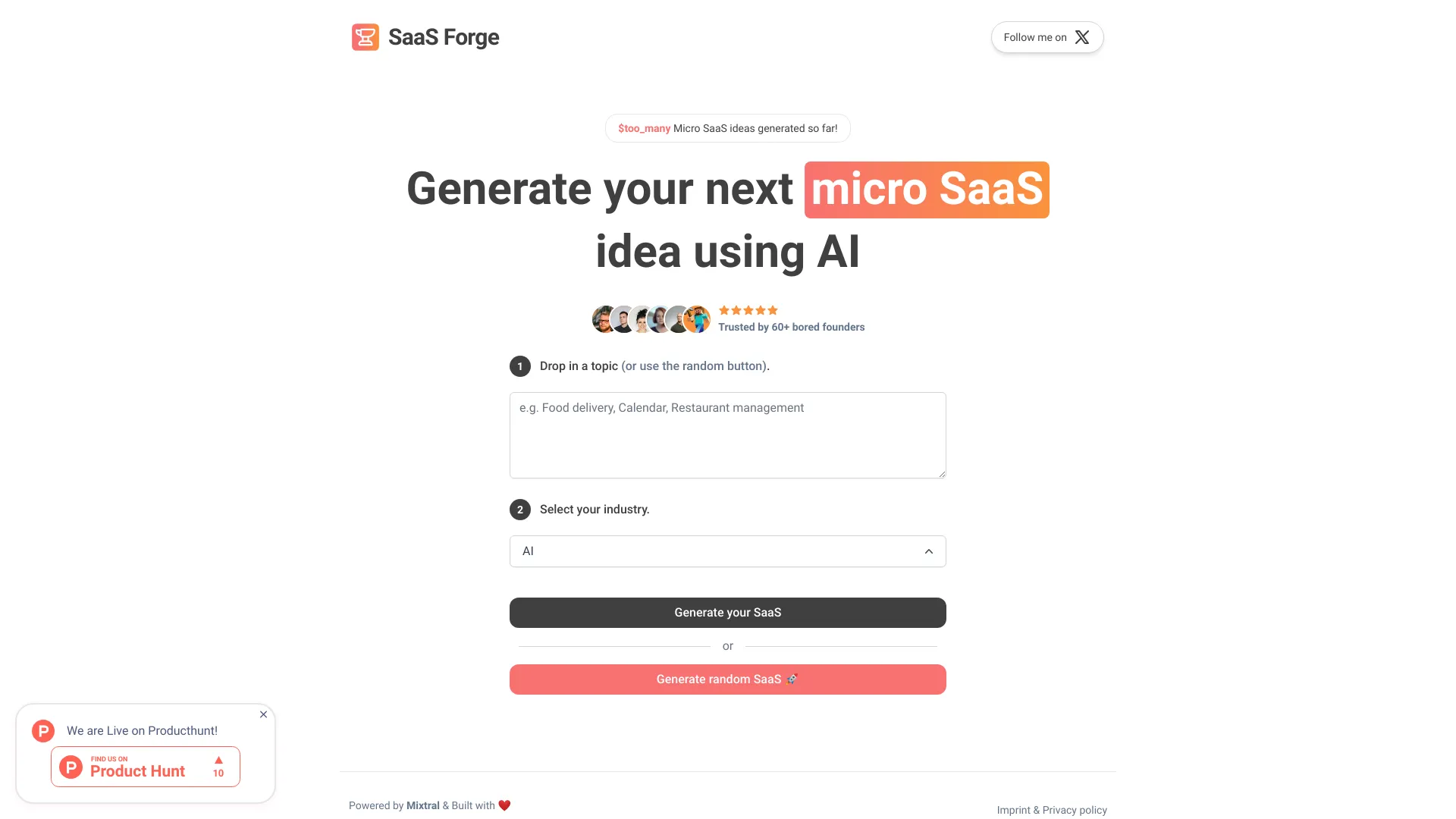 SaaS Generator