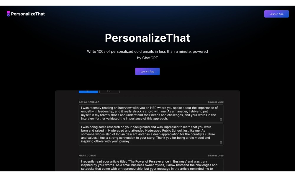 PersonalizeThat