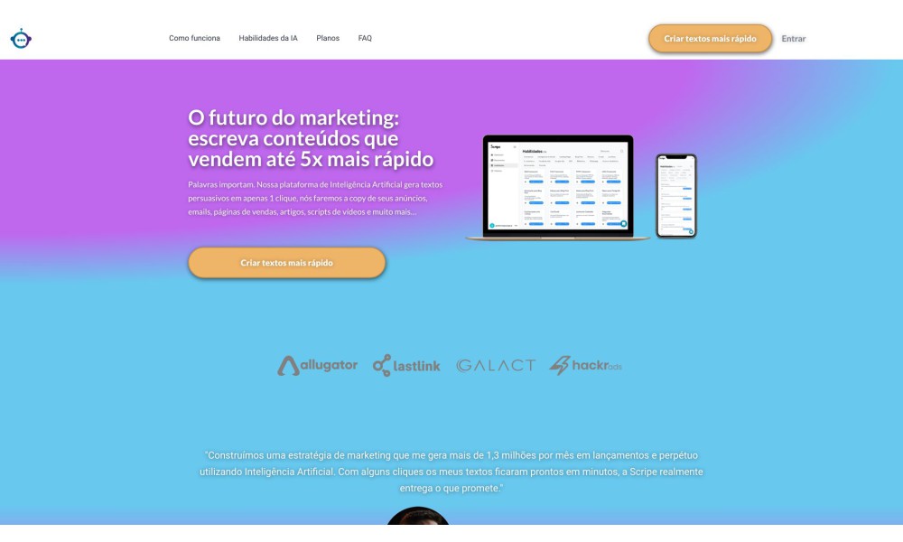 Scripe | Inteligência em Copywriting