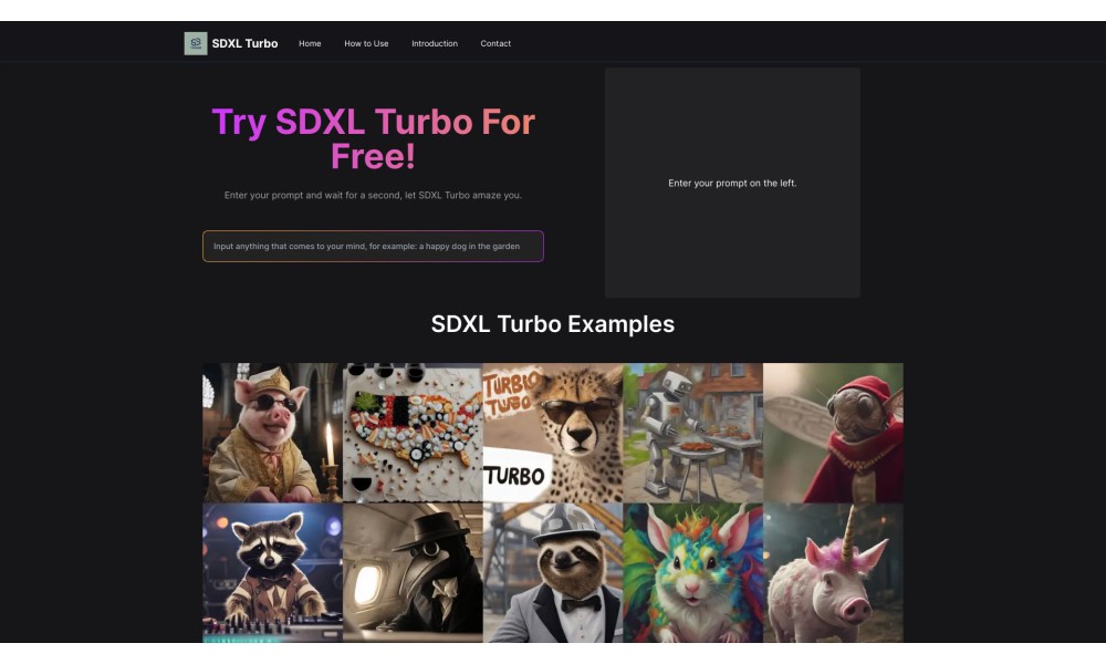 SDXL Turbo