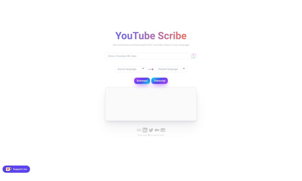YouTube Scribe