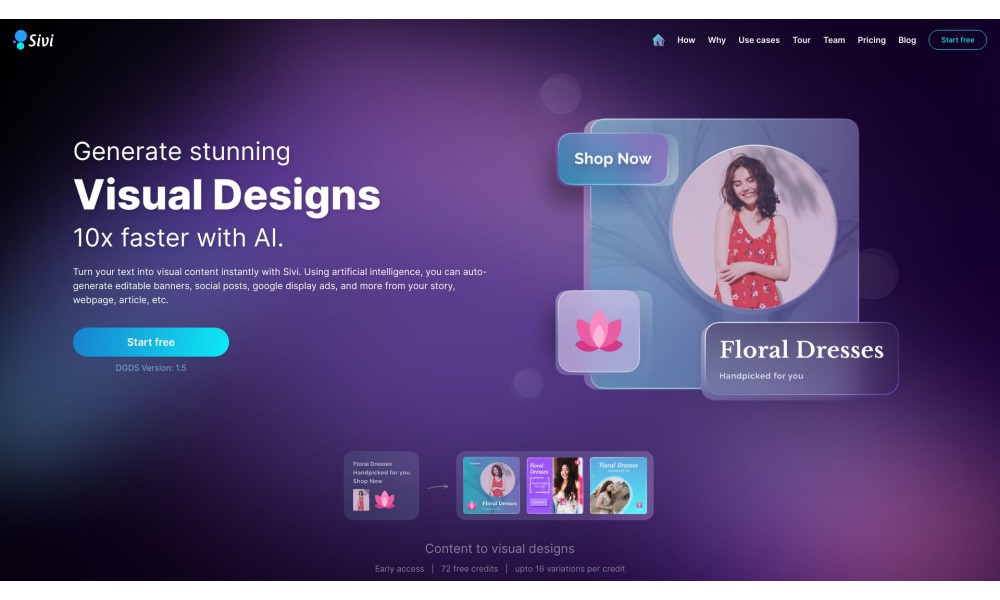 Sivi AI - Generate Instant Designs