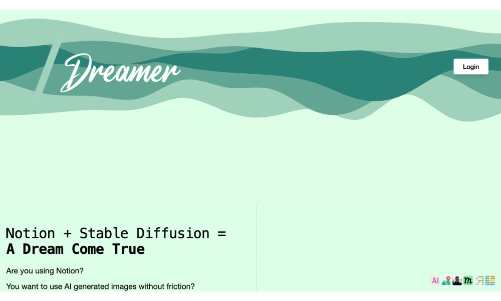 AI generated images with Stable Diffusion for Notion