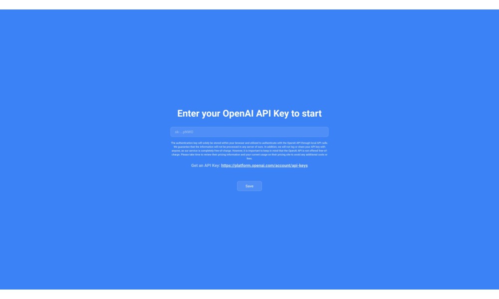OpenAI API Key