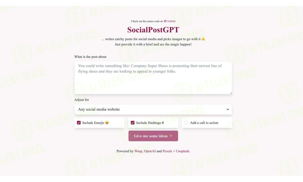 SocialPostGPT - Image 1
