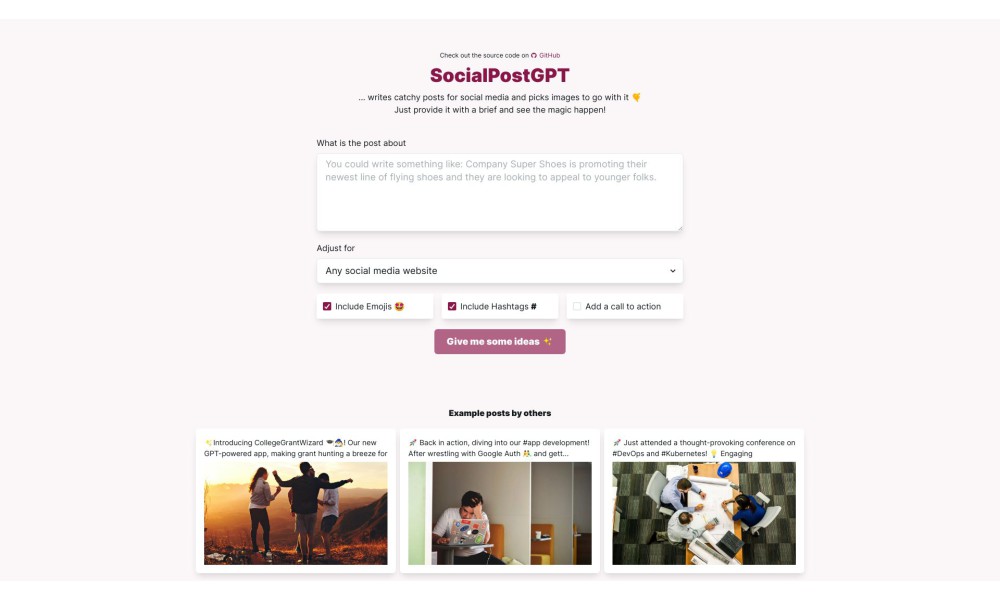 SocialPostGPT