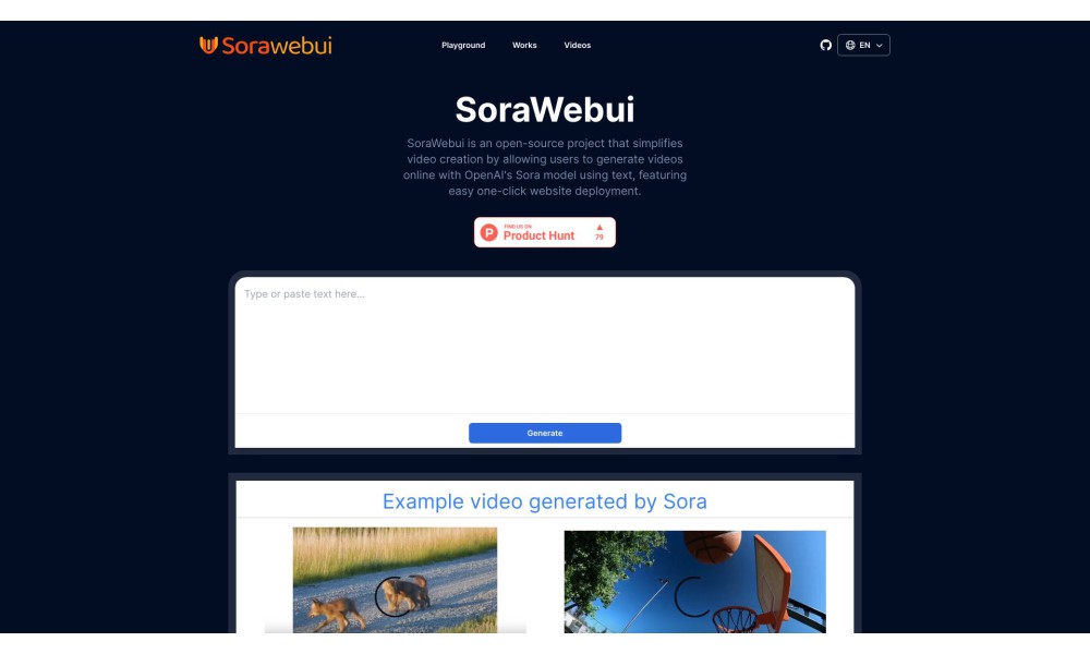 SoraWebui