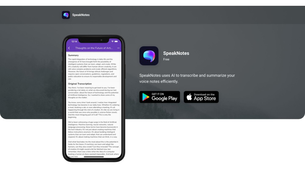 SpeakNotes - Voice Note Summarizer