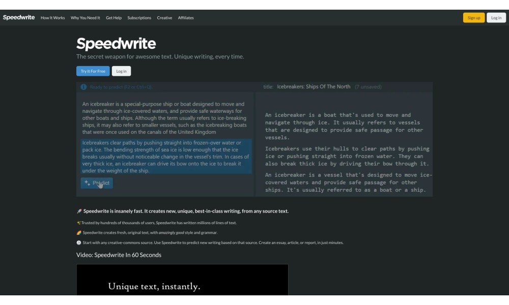 Speedwrite