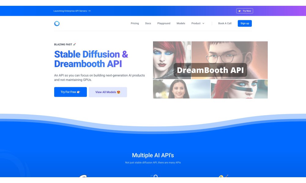 Stable Diffusion & Dreambooth API
