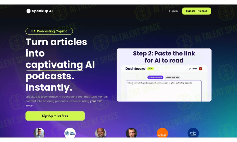 SpeakUp AI - AI Podcasting Copilot - Image 1