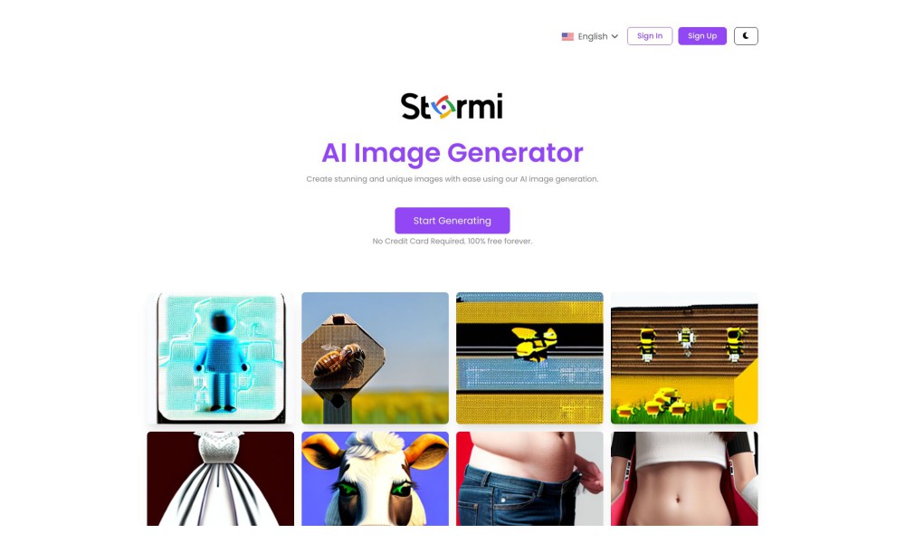 Stormi AI - Free AI Art generator