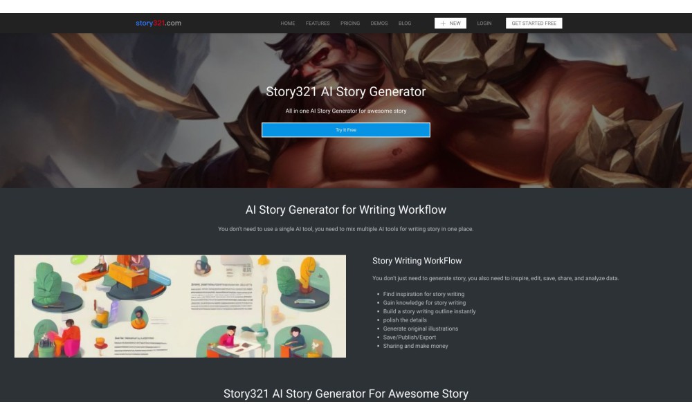 Story321 AI Story Generator
