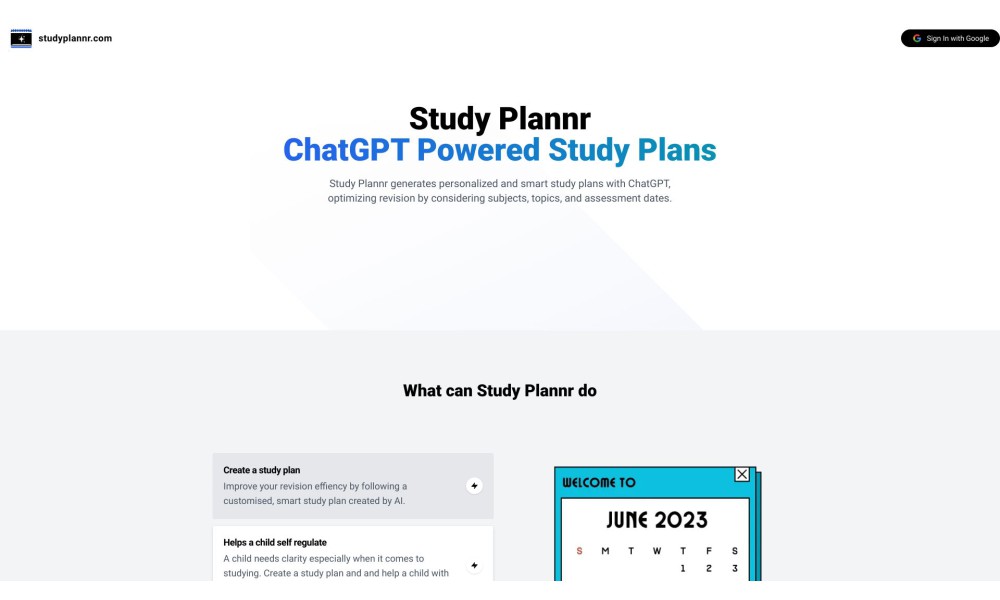 Study Plannr