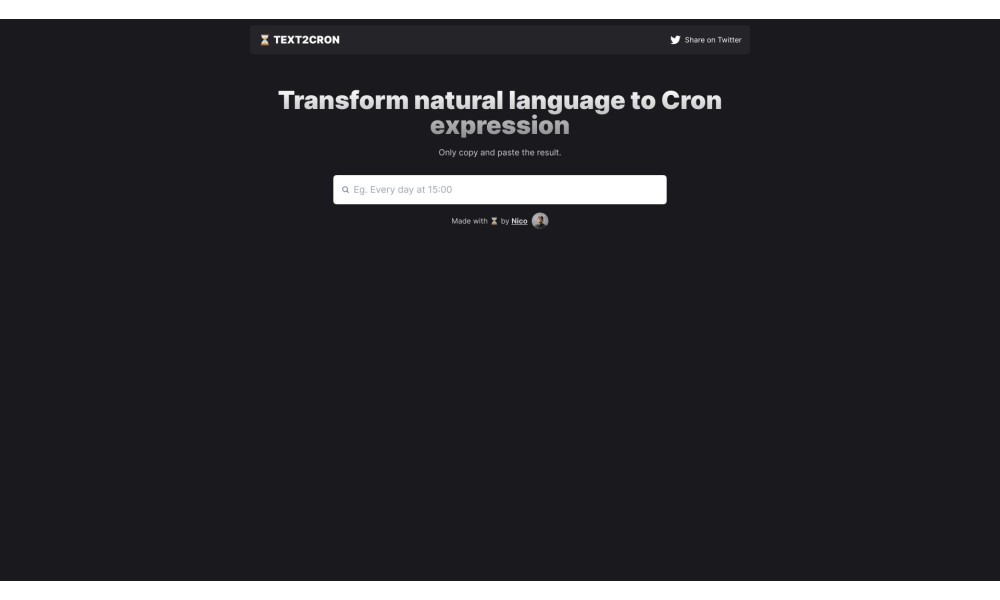 Text2Cron