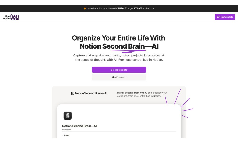 The Agile You: Second Brain AI for Notion
