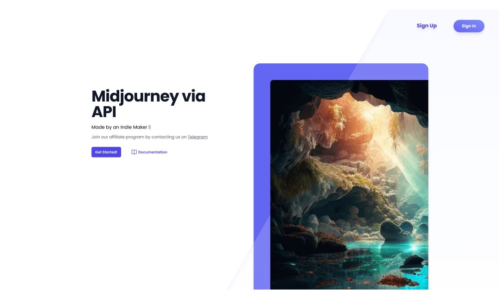 Midjourney API by The Next Leg